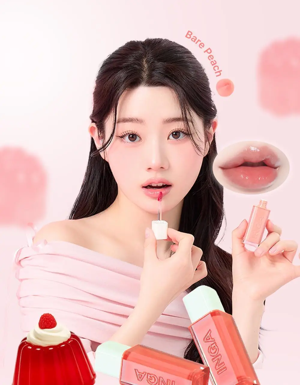 [퍼펙트글로우PICK/탕후루립] 잉가 워터 글로우 립 틴트 4.5g_13컬러 상세페이지 2